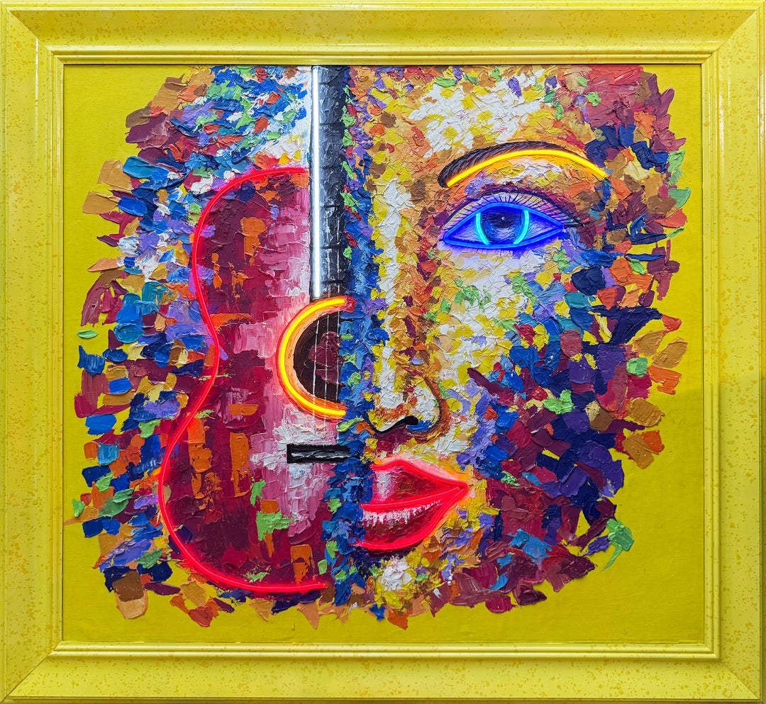 Guitarra y Rostro